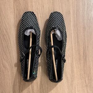 Black Embellished Mary Jane Flats 

New without tags- only worn once!